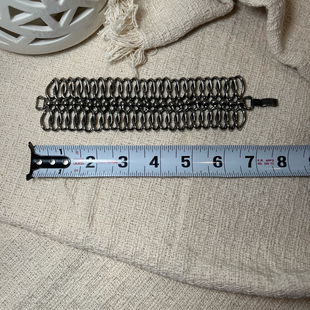 All Saints Silver Chain Bracelet - Picture 7 of 8